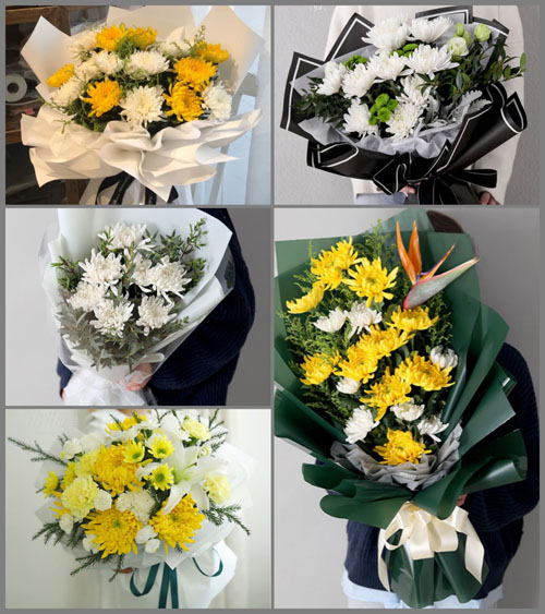 浙江省丽水缙云县东渡镇石松村白事花束代送